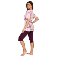 Dámské pyžamo krátké s 3/4 nohavicemi 2
