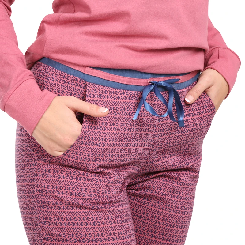 Dámské pyžamo dlouhé 4