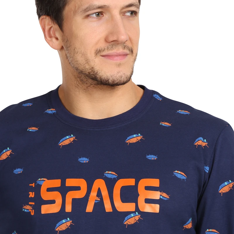 Pánské pyžamo dlouhé SPACE 4