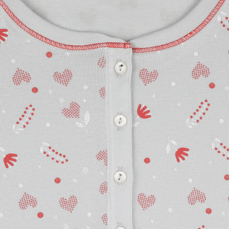 Dámská krátká noční košile s propínací légou 3